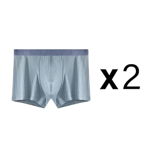 GHUUUJKI Unterhosen M?Nner 2 Pcs/Los Männer Zu Unterdügen Baumwollboxer Brief Shorts Shorts Charakter Stripe Slips Männer Unterwäsche Plus Size L-4Xl-B-3Xl (72-85 Kg) von GHUUUJKI