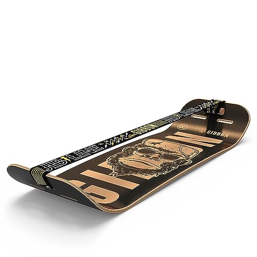 Gibbon GIBOARD Set Ceasar - Freestyle & Workout Balance Board | 106cm Länge | JibLine-Slackline | Lock & Roll-System | Kork-Pads | In- & Outdoor | FSC-zertifiziertes Holz | GIBBON APP für Übungen Gibbon GIBOARD Set Ceasar - Freestyle & Workout Balance Board | 106cm Länge | JibLine-Slackline | Lock & Roll-System | Kork-Pads | In- & Outdoor | FSC-zertifiziertes Holz | GIBBON APP für Übungen von GIBBON