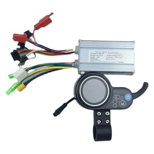 Elektroroller-Armaturenbrett, bürstenloser Motor-Controller, für 36 V, 48 V, 350 W, wasserdicht, bürstenloses Steuerungs-Set mit LCD-Display (48 V geeignet) von GIGIROM