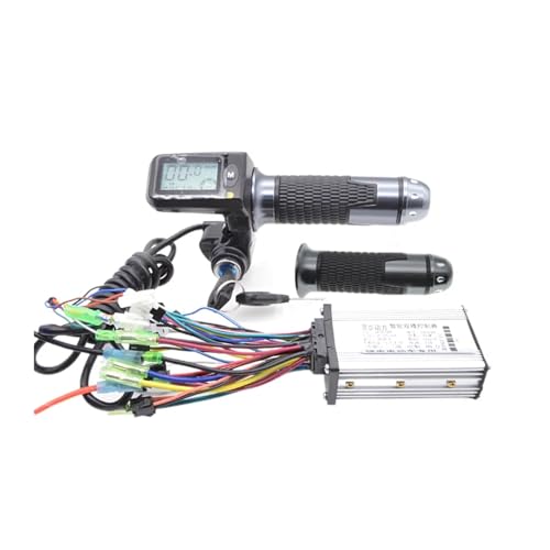 Elektroroller-Armaturenbrett, im Namen des Fahrens von Elektroautos, Modifikation, 36/48 V, LCD-Drehgriff, Geschwindigkeits- und Kilometerstandanzeige, 250/350 W Hallsteuerungs-Set (Schlüssel 36 V, von GIGIROM