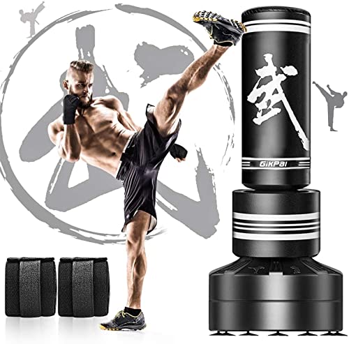GIKPAL Boxsack Erwachsene, 170 cm frei stehender Standboxsack Trainingsgeräte Box Trainer mit 12 Saugfuß, Heavy Duty MMA Boxpartner Standboxsäcke für Kinder Jugendliche Training GIKPAL Boxsack Erwachsene, 170 cm frei stehender Standboxsack Trainingsgeräte Box Trainer mit 12 Saugfuß, Heavy Duty MMA Boxpartner Standboxsäcke für Kinder Jugendliche Training von GIKPAL
