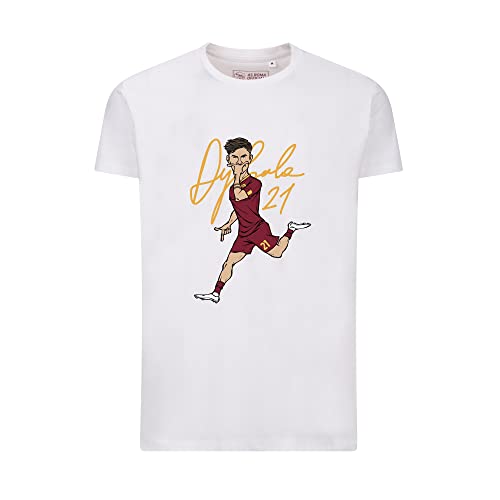 AS Roma T-Shirt Weiß Dybala Erwachsene S von AS Roma