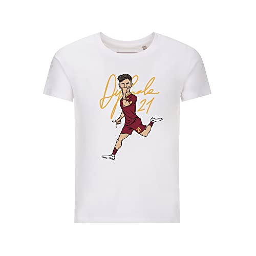 AS Roma Unisex Kinder T-Shirt Dybala 2, Weiß, 6 Jahre AS Roma Unisex Kinder T-Shirt Dybala 2, Weiß, 6 Jahre von AS Roma