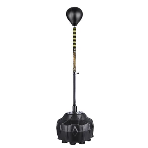 Höhenverstellbarer Speedbag Freistehender Reflexsack mit stabilem Boden & verstärkter Feder Boxsack für Erwachsene, Jugendliche, Kinder zum Boxen MMA Muay Thai Taekwondo Karate Fitness Höhenverstellbarer Speedbag Freistehender Reflexsack mit stabilem Boden & verstärkter Feder Boxsack für Erwachsene, Jugendliche, Kinder zum Boxen MMA Muay Thai Taekwondo Karate Fitness von GINGPAI BOXING