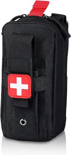 GINZER Erste-Hilfe-Tasche EMT Pouch Molle IFAK, kleines leeres taktisches Trauma-Set, medizinische EDC-Notfall-Überlebens-Tasche für Outdoor-Reisen, Camping, Wandern, Trekking, Klettern, Jagd GINZER Erste-Hilfe-Tasche EMT Pouch Molle IFAK, kleines leeres taktisches Trauma-Set, medizinische EDC-Notfall-Überlebens-Tasche für Outdoor-Reisen, Camping, Wandern, Trekking, Klettern, Jagd von GINZER
