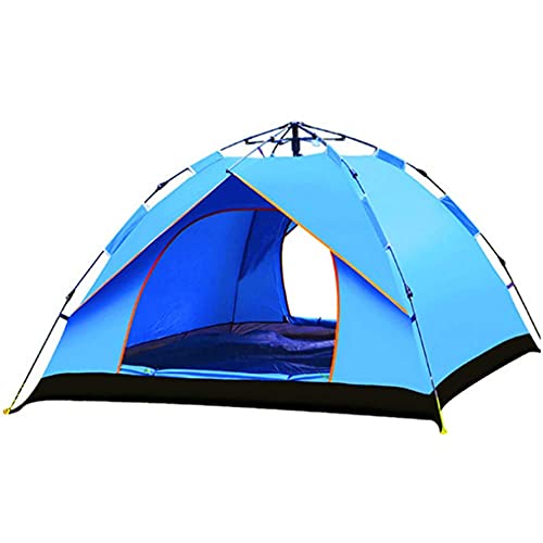 Leichtes 3-Jahreszeiten-Camping/Reisen, 2–4 Personen, Familien-sofortiges Pop-Up-Campingzelt für Strand, Grill, Park, Angeln, Berghaus, Sonnenschutz von GIPFSRIIGR0EEGG