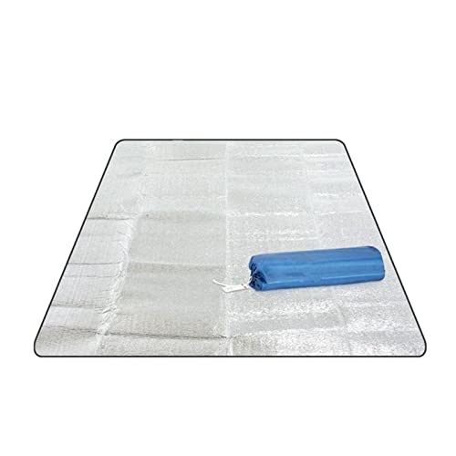 Strandmatte Outdoor Camping Matte Zelt Schlafmatratze Wasserdichte Aluminiumfolie Faltbar Picknick Strand Pad (Größe: Schwarz) () von GIPFSRIIGR0EEGG