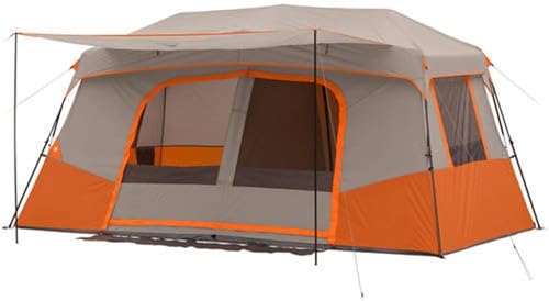 Zelte Kabinenzelt mit Privatzimmer Zelte Outdoor Camping Camping Zelt Zelte Outdoor Camping Pavillon (Orange One Size) von GIPFSRIIGR0EEGG