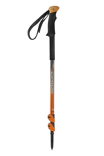 GIPRON BG17-759AWFL Trekkingstock aus Aluminium mit Teleskop, verstellbar 759 Airtrekk Wanderstöcke ORANGE GIPRON BG17-759AWFL Trekkingstock aus Aluminium mit Teleskop, verstellbar 759 Airtrekk Wanderstöcke ORANGE von GIPRON
