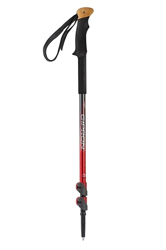 GIPRON BG17-759RWFL Trekkingstock aus Aluminium mit Teleskop, verstellbar 759 Airtrekk Wanderstöcke RED GIPRON BG17-759RWFL Trekkingstock aus Aluminium mit Teleskop, verstellbar 759 Airtrekk Wanderstöcke RED von GIPRON
