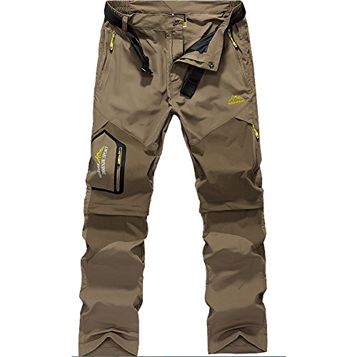 GITVIENAR Herren Outdoor Zwei Teile zerlegbar wandernde Hose schnell trocknende Hosen Sonnenschutzmittel atmungsaktive Bequeme lockere Hosen verschleißfeste Freizeithose Kletterhose GITVIENAR Herren Outdoor Zwei Teile zerlegbar wandernde Hose schnell trocknende Hosen Sonnenschutzmittel atmungsaktive Bequeme lockere Hosen verschleißfeste Freizeithose Kletterhose von GITVIENAR
