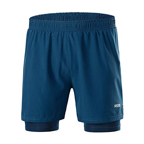 GITVIENAR Laufhose Herren Kurz, 2in1 Sporthose Herren mit Reißverschlusstaschen Schnelltrocknende Running Shorts Atmungsaktive Kompressionsshorts Trainingshose für Training Laufen Sport, Männer (F, M) GITVIENAR Laufhose Herren Kurz, 2in1 Sporthose Herren mit Reißverschlusstaschen Schnelltrocknende Running Shorts Atmungsaktive Kompressionsshorts Trainingshose für Training Laufen Sport, Männer (F, M) von GITVIENAR
