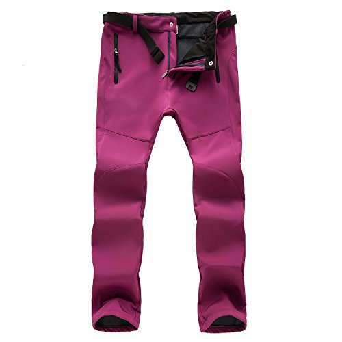 M.Baxter Damen Gefüttert Softshellhose Verdickte Funktionshose Slim Fit wasserdicht + atmungsaktiv + warm Berghose Skihose Trekkinghose Wanderhose Damen Winterhose Outdoorhose Herbst Winter M.Baxter Damen Gefüttert Softshellhose Verdickte Funktionshose Slim Fit wasserdicht + atmungsaktiv + warm Berghose Skihose Trekkinghose Wanderhose Damen Winterhose Outdoorhose Herbst Winter von GITVIENAR