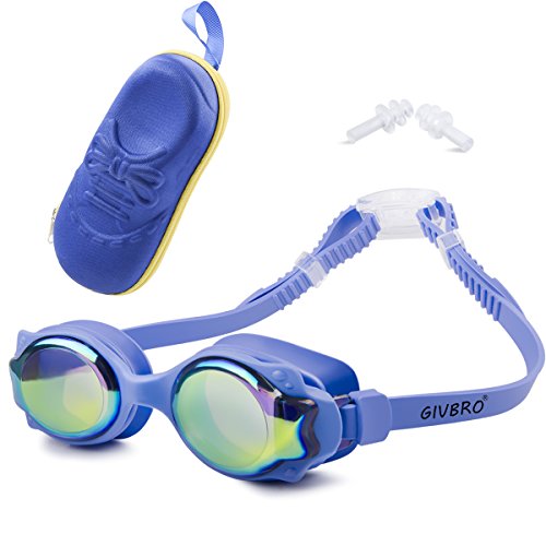 Schwimmbrille Kinder Anti-Beschlag UV-Schutz- wasserdicht- Unisex Kinderschwimmbrillen Rutschfest lecksicher Taucherbrille für Kinder und Jugendliche Schwimmbrille Kinder Anti-Beschlag UV-Schutz- wasserdicht- Unisex Kinderschwimmbrillen Rutschfest lecksicher Taucherbrille für Kinder und Jugendliche von GIVBRO