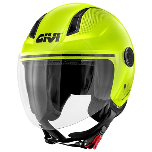 GIVI casco demi jet 11.7 giallo H117BG12755 S von GIVI