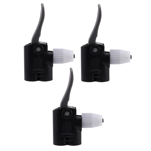 GIWFBQTR 3X Fahrrad-Fahrrad-Doppelkopf-Pumpen-Duese Ventilstecker Schlauchadapter Pumpenteile von GIWFBQTR