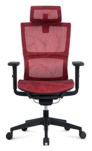 Bürostuhl Ergonomischer Tisch und Stuhl Bürostuhl Computerstuhl Netzkissensitz Drehbarer Lift Boss Game Chair Arbeitsstuhl Stuhl (Farbe: 2, Größe: 690 x 615 x 1135 mm) benötigt Bequemes Jubiläum von GJDHUQO