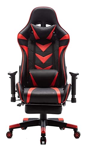 Bürostuhl Gaming-Stuhl Bürostuhl Computerstuhl mit hoher Rückenlehne PC Racing Drehstuhl Ergonomischer gepolsterter Arbeitsstuhl Stuhl (Farbe: Bildfarbe, Größe: 70 x 70 x 127 cm) benötigt Bequemes von GJDHUQO