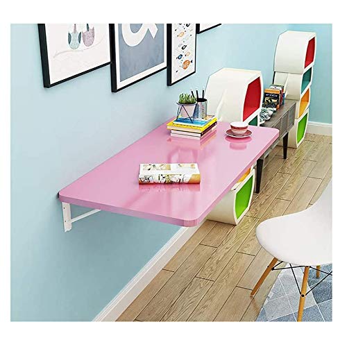 GJDHUQO Klappbarer Wandtisch, Kleiner klappbarer Computertisch, perfekte Ergänzung für Heimbüro/Wäscherei/Hausbar, herunterklappbarer Wandtisch/Rosa/70 x 40 cm Chasing The Dawn von GJDHUQO