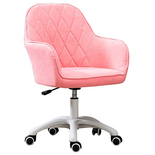 GJDHUQO Schreibtischstuhl, Chefsessel, Bürostuhl, Home-Office-Stuhl, ergonomischer Schreibtischstuhl, Chefsessel, verstellbar, 360 Grad drehbar (Pink) Chasing The Dawn von GJDHUQO