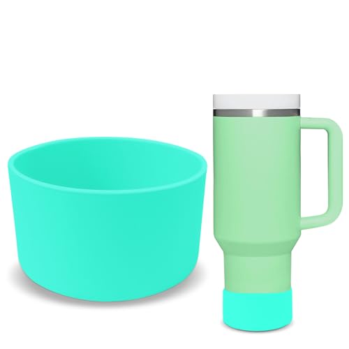GJV Upgrade-Schutzhülle aus Silikon für Stanley Quencher Adventure, 1,2 l, 850 ml, 567 ml, 850 ml, 850 ml, Wasserflaschen-Bodenhülle, Zubehör für Stanley Tasse, Hellgrün, Außendurchmesser: 7,5 cm GJV Upgrade-Schutzhülle aus Silikon für Stanley Quencher Adventure, 1,2 l, 850 ml, 567 ml, 850 ml, 850 ml, Wasserflaschen-Bodenhülle, Zubehör für Stanley Tasse, Hellgrün, Außendurchmesser: 7,5 cm von GJV