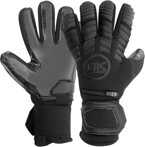 GK Saver Fußball-Torwarthandschuhe Protech Series Professionelle Torwarthandschuhe Größe 6 bis 11 Fußball-GK-Handschuhe (YES Savefingers NO Personalization, Size 7) GK Saver Fußball-Torwarthandschuhe Protech Series Professionelle Torwarthandschuhe Größe 6 bis 11 Fußball-GK-Handschuhe (YES Savefingers NO Personalization, Size 7) von GK Saver