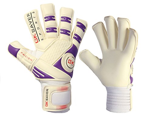 GK Saver Unisex Youth Passion Ps02 Rollfinger Torwarthandschuhe, YES Finger Protection NO Personalization, 10 Adult von GK Saver
