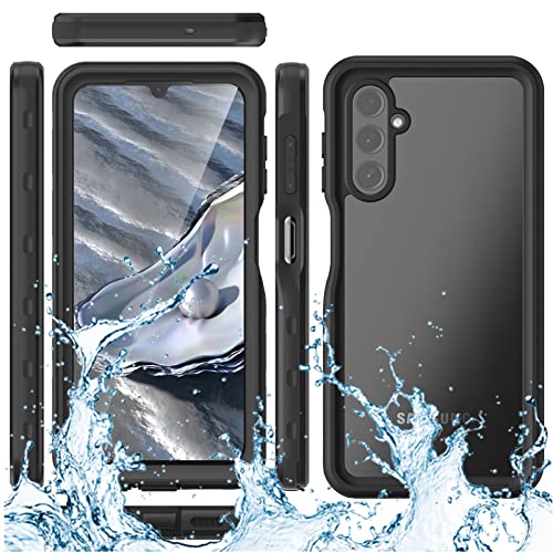 Wasserdichte Schutzhülle für Samsung Galaxy A54 5G, IP68 wasserdicht mit integriertem Displayschutz, vollständiges Gehäuse, stoßfest, vollständig versiegelt, Unterwasser-Schutzhülle, transparent, von GKDLHGO