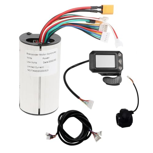 GKKICO 24-V-Elektroroller-Controller + LCD-Display + Bremse + Verlängerungskabel Motorcontroller Elektroroller-Zubehör von GKKICO