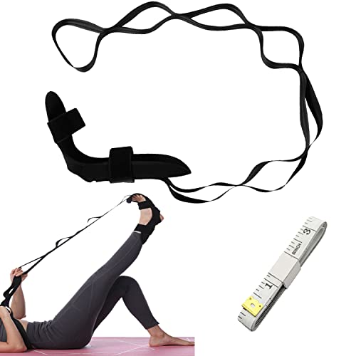 Yoga Stretching Strap Yoga Gürtel Yoga Ligament Stretch Gurt Dehnungsband mit Schlaufen Gymnastikband für Bein Training Fitness Pilates Tanz Gymnastik Schwarz Yoga Stretching Strap Yoga Gürtel Yoga Ligament Stretch Gurt Dehnungsband mit Schlaufen Gymnastikband für Bein Training Fitness Pilates Tanz Gymnastik Schwarz von GKZB