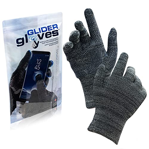 GliderGloves Winter-Touchscreen-Handschuhe, volle Hand, 10-Finger-Touch, rutschfeste Handfläche zum Fahren und Telefongriff von GliderGloves