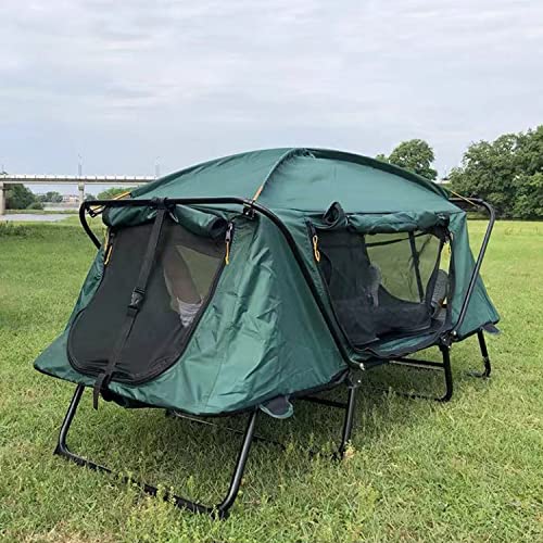 No-Build-Off-The-Ground-Zelt, Für Den Außenbereich, Einzel- Und Doppelzelt, Regenfest, Verdicktes Sonnenschutz-Feldzelt (A 210 X 120 X 120 cm) von GLJTUO