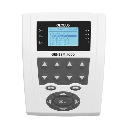 Globus | Genesy 3000, 4-Kanal-Elektrostimulationsgerät mit 423 Programmen, für professionellen und rehabilitativen Einsatz bei Erkrankungen des muskuloskelettalen Systems Globus | Genesy 3000, 4-Kanal-Elektrostimulationsgerät mit 423 Programmen, für professionellen und rehabilitativen Einsatz bei Erkrankungen des muskuloskelettalen Systems von GLOBUS