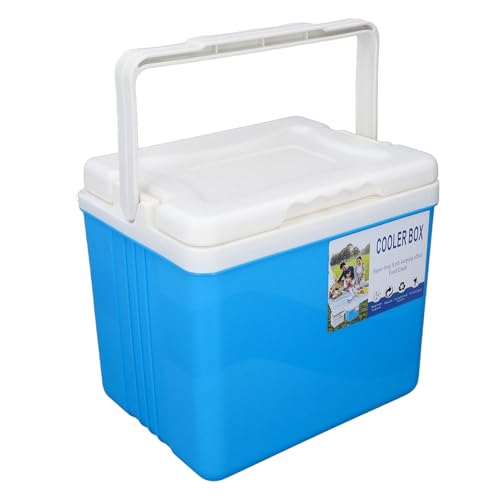 6L Isolierte Tragbare Kühlbox, Isolierte Kühlbox, Harte Kühlbox, Picknick-Kühlbox mit Griff für Camping, Tailgating, Strand, Lebensmittel, Mittagessen, Angeln (Blue) von GLOGLOW