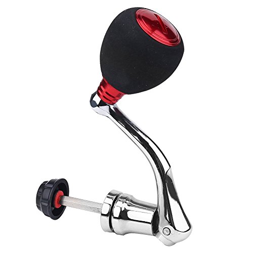 GLOGLOW Fischerei Rollen Ersatz Metall Power Griff Grip Teil Griff Metall Rocker Arm Grip Teil - Knauf Metall Rocker Arm Grip Angeln Spinning Reel, Medium Red GLOGLOW Fischerei Rollen Ersatz Metall Power Griff Grip Teil Griff Metall Rocker Arm Grip Teil - Knauf Metall Rocker Arm Grip Angeln Spinning Reel, Medium Red von GLOGLOW