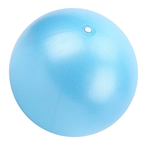 GLOGLOW Robuster Kleiner 25-cm-Gymnastikball aus Umweltfreundlichem PVC-Material, Ungiftig und Harmlos, Fördert das Brennen, Kommt mit 1 Mini-Yoga-Ball für Drinnen und Draußen (Blue) von GLOGLOW