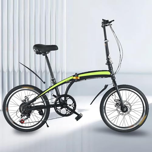 20-Zoll-Scheibenbremse Klapprad Für Erwachsene Männer Und Frauen Leichtes Fahrrad Aluminiumlegierung Speichenrad Outdoor Camping Fahrrad Klapprad Mit Variabler Geschwindigkeit B,20inch von GLSQBVRP