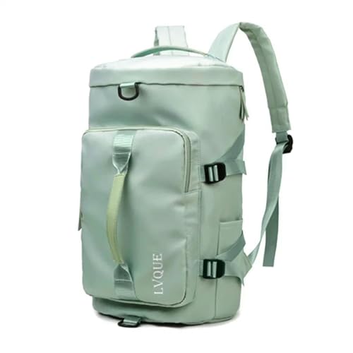 GLYLFQZJ Rucksack Großkapazität Reisetaschen Aufbewahrungstaschen Tasche Tragen Sie Duffel Gepäck wasserdichte Rucksack Handtasche Oxford Schulter Frauen-Green von GLYLFQZJ