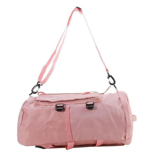 GLYLFQZJ Rucksack Großkapazität Reisetaschen Aufbewahrungstaschen Tasche Tragen Sie Duffel Gepäck wasserdichte Rucksack Handtasche Oxford Schulter Frauen-Pink von GLYLFQZJ