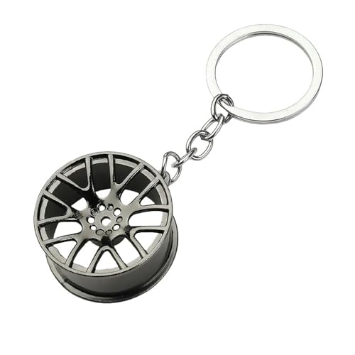 GLYLFQZJ Schlüsselanhänger Mini -Turboladerschlüsselketten -Autoparform -Keyring -Zahnrad -Getriebe Anhänger Keychain Knobschlüsselschichtverschiebung Metallschlüsselung-15 von GLYLFQZJ