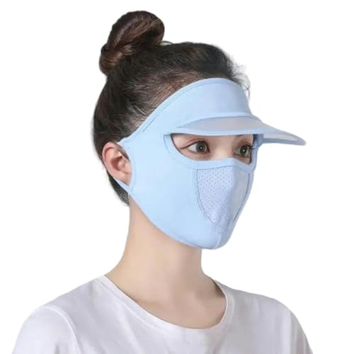 GLYLFQZJ Sonnenschutzmaske Anti-Ultraviolett-Staubdicht-Blau von GLYLFQZJ