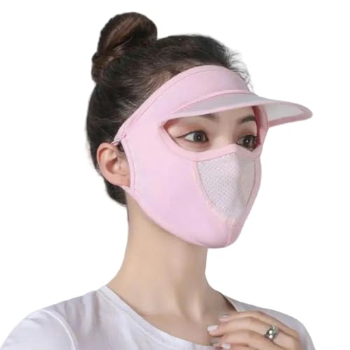 GLYLFQZJ Sonnenschutzmaske Anti-Ultraviolett-Staubdicht-Rosa von GLYLFQZJ