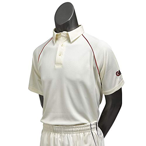 GM Premier Herren Club-Shirt XXL cremefarben GM Premier Herren Club-Shirt XXL cremefarben von Gunn & Moore