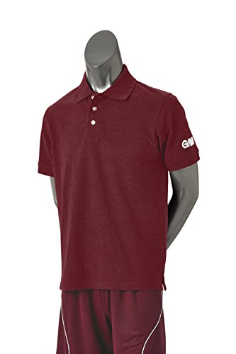 Gunn & Moore Herren Trainingsbekleidung Polo, kastanienbraun, Large-42 Chest von GM