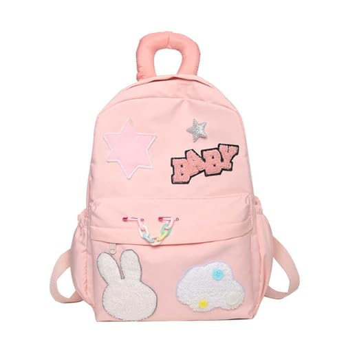 Ästhetischer Schulrucksack Für Teenager Tagesrucksack Mit Großer Kapazität Funktioneller Laptop Rucksack Lässiger Tagesrucksack von GMBYLBY