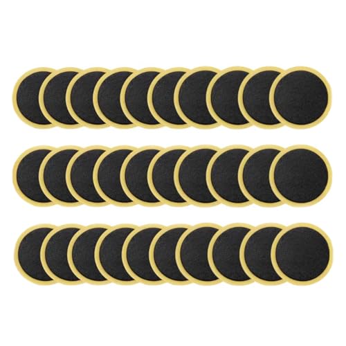 GMBYLBY 30 Stück Fahrrad-Innenschlauch-Patches, Flicken, Flacher Reifen, Reparaturflicken ohne Klebstoff, Reparaturflicken für Fahrradreifen GMBYLBY 30 Stück Fahrrad-Innenschlauch-Patches, Flicken, Flacher Reifen, Reparaturflicken ohne Klebstoff, Reparaturflicken für Fahrradreifen von GMBYLBY