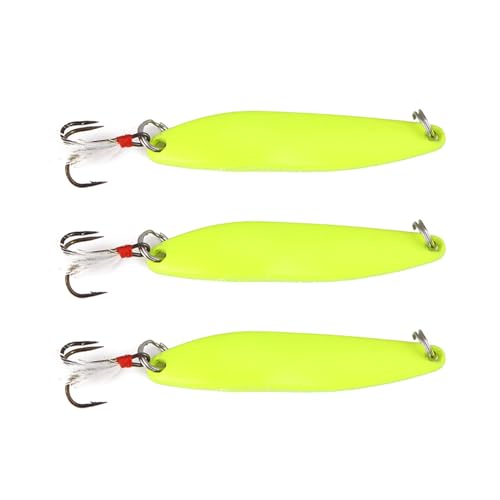 GMBYLBY 3Pcs Metall Leucht Löffel Köder Spinner Harte Fishings Locken Pailletten Löffel Köder Jigging Fishings Locken Fishings Tackle von GMBYLBY