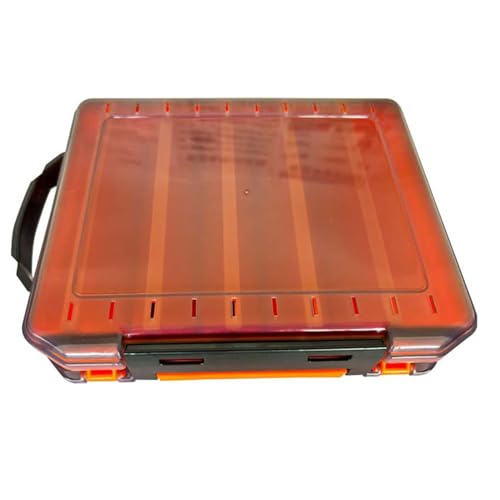 GMBYLBY Angelgerät Wasserdichtes Tackle Tool Doppelseitiger Tackle Box Tackle Tragetasche Angelköder Aufbewahrungsbox von GMBYLBY