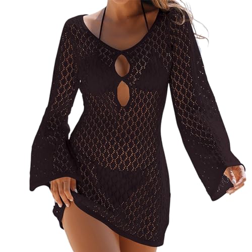 GMBYLBY Badeanzug Wickelkleid Ausgehöhltes Strandkleid Strandpartys Urlaub von GMBYLBY