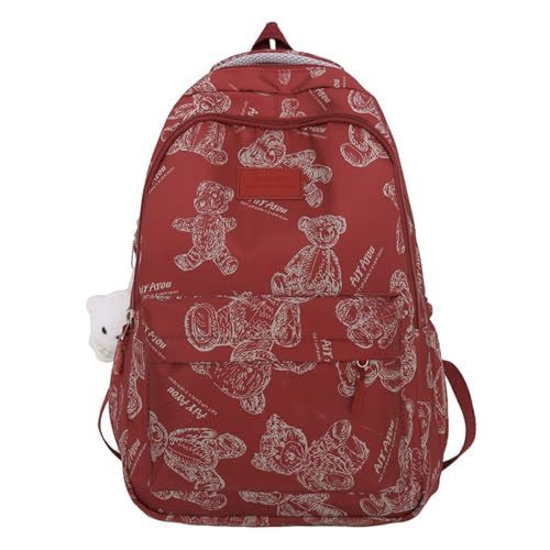 Reiserucksack Laptop Rucksack Nylon Rucksack Studenten Schulrucksack Lässige Tagesrucksäcke Für Mädchen Und Frauen von GMBYLBY